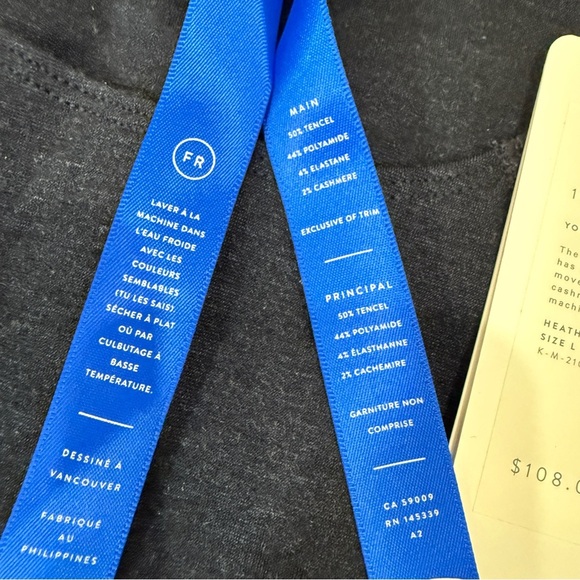 Kit and Ace NWT Men’s Pullover Navy Crew Neck 151 Long Sleeve Sweater Size L - Picture 16 of 17